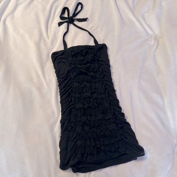 🔥2/$40🔥 GUESS Black Lace Bodycon Stretch Fit Mini  Dress - Picture 4 of 5